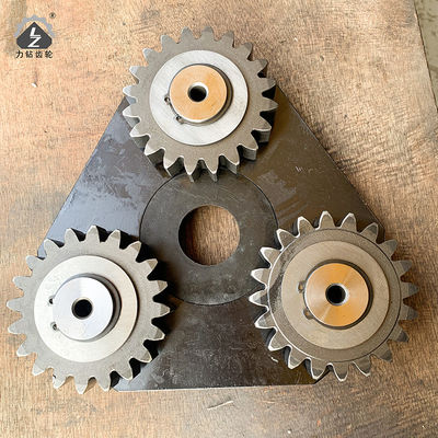 Komatsu PC200-7 ชุดประกอบสวิง Carrier ขั้นแรกชุดเกียร์ขุดดาวเคราะห์
