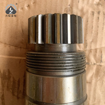 เครื่องจักร YC85 รถขุดสวิงกระปุกเกียร์โรตารี่เพลาเฟือง 11 ฟัน 19 ปุ่ม