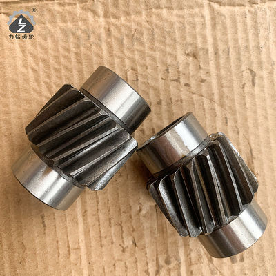 13x16 โรตารี่เกียร์คู่ PC100 Excavator กระปุกเกียร์เฉียงขนาดเล็ก Teeth