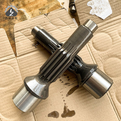 PC200-6 6D102 Excavator Gear Pinion Shaft Forging 14 * 18H205