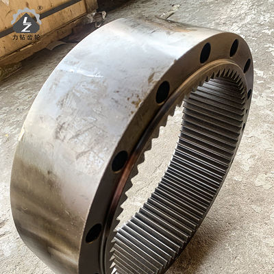 E320C Excavator Swing Ring Gear ชิ้นส่วนเครื่องจักรก่อสร้างไฮดรอลิกโรตารี