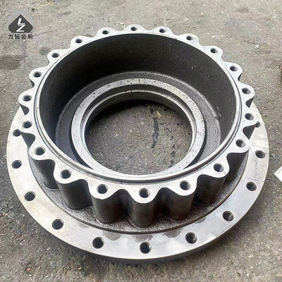 PC240-8MO กล่องเกียร์ที่อยู่อาศัยชิ้นส่วนเครื่องจักรก่อสร้างเดินทางดรัมไดรฟ์สุดท้ายโรตารี