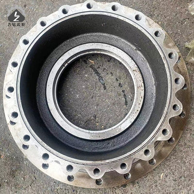 PC240-8MO กล่องเกียร์ที่อยู่อาศัยชิ้นส่วนเครื่องจักรก่อสร้างเดินทางดรัมไดรฟ์สุดท้ายโรตารี