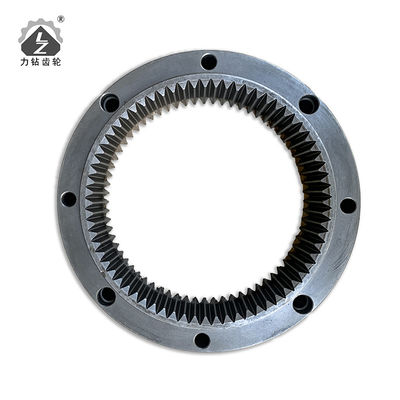 ชิ้นส่วนเครื่องจักรก่อสร้างรถขุดสวิงเกียร์ SH120 โรตารี่ไฮดรอลิก