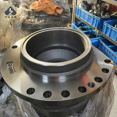 กล่องเกียร์ที่อยู่อาศัยชิ้นส่วนเครื่องจักรก่อสร้าง SK200 8 การเดินทางกลองไดรฟ์สุดท้ายโรตารี