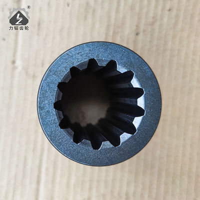 รถขุด E200B Splined เพลาและแขนเดินทางโรตารีฟันคู่