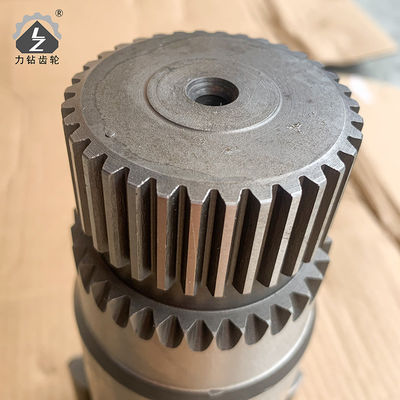 Excavator Swing Gear Pinion Shaft PC60 7 ชิ้นส่วนเครื่องจักรก่อสร้าง