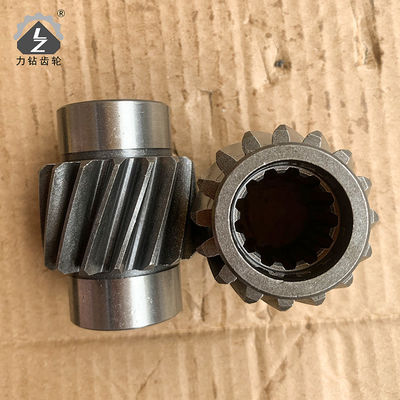 13x16 โรตารี่เกียร์คู่ PC100 Excavator กระปุกเกียร์เฉียงขนาดเล็ก Teeth