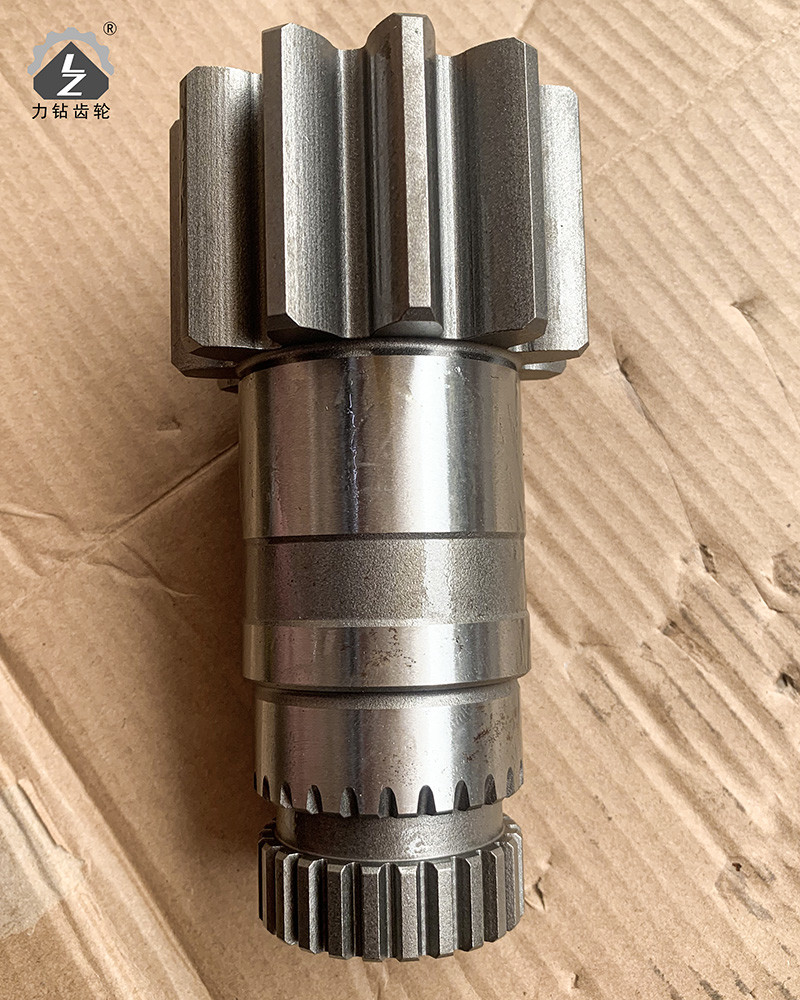 E305 Excavator Swing Gearbox Rotary Shaft 11 Teeth 25 Keys Final Drive Spare Parts