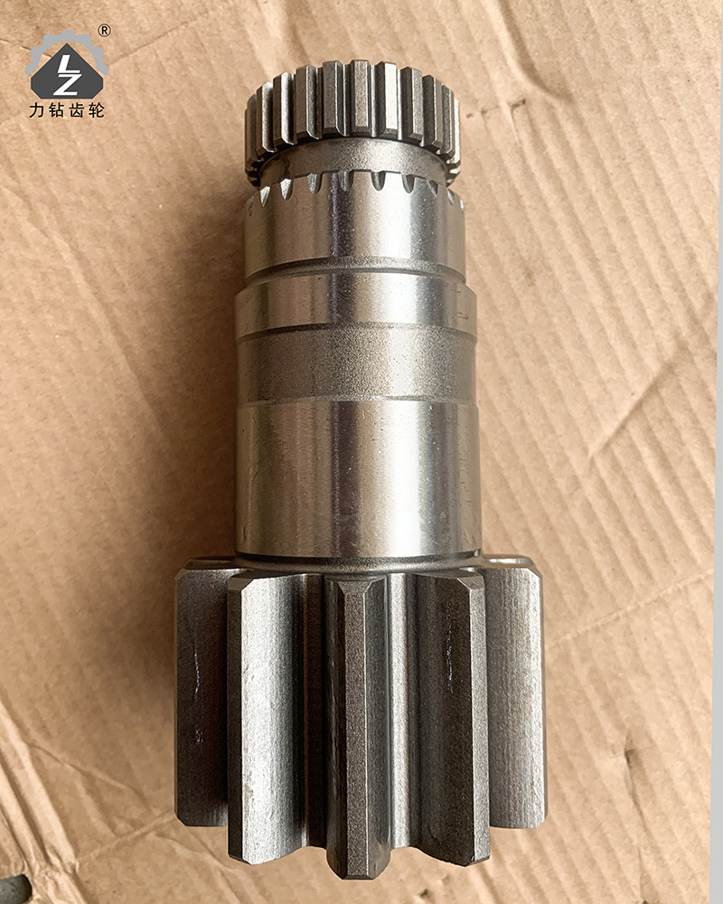 E305 Excavator Swing Gearbox Rotary Shaft 11 Teeth 25 Keys Final Drive Spare Parts