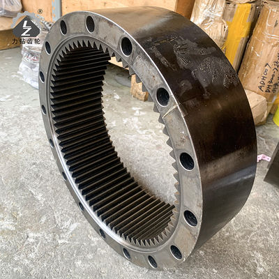 E320C Excavator Swing Ring Gear ชิ้นส่วนเครื่องจักรก่อสร้างไฮดรอลิกโรตารี